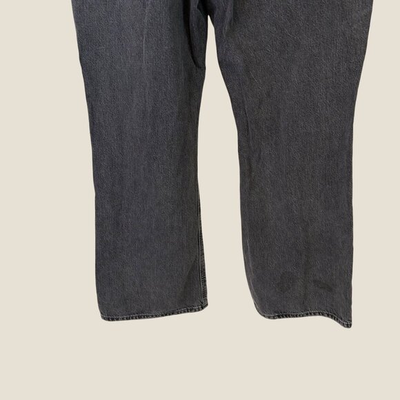 American Eagle 90s Bootcut Jeans Womens Black Cotton Blend Size 14 Short - Picture 10 of 12